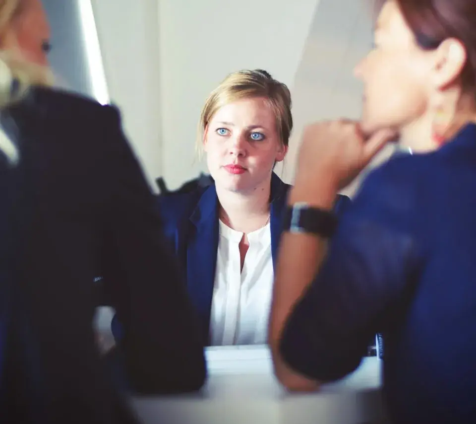 Trois collegues de travail